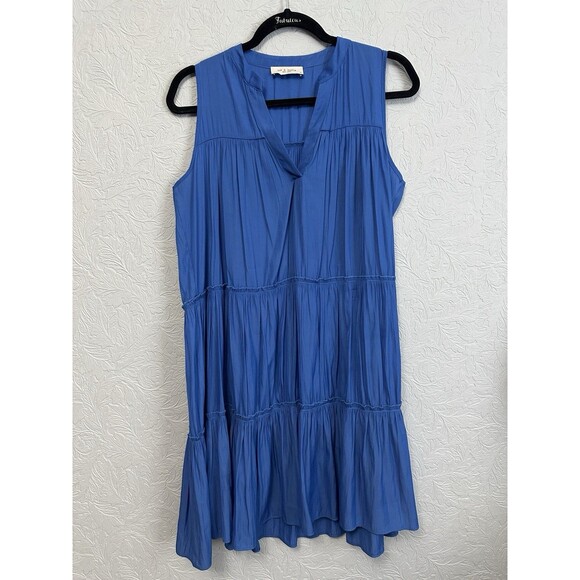 Lola & Sophie Size Small Tiered Mini Dress AD80 - Picture 1 of 5